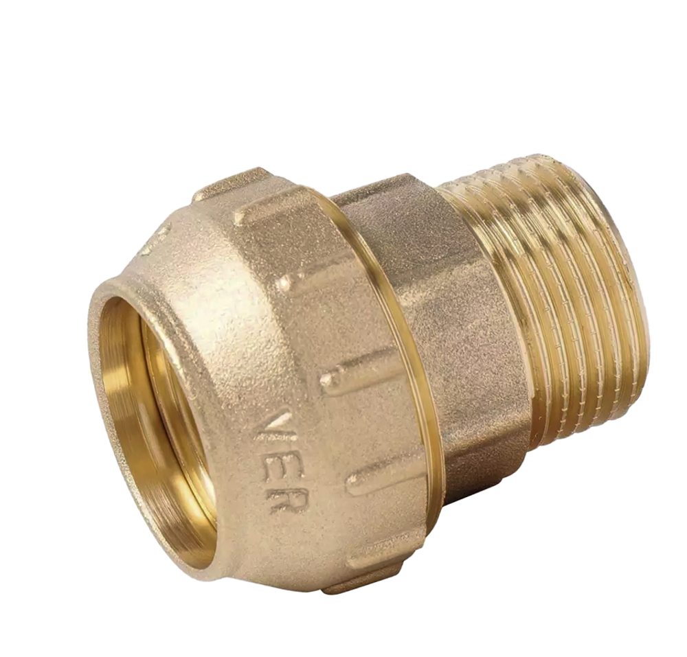 ПНД Муфта ЛАТУН Ф40 х 1"1/4Ш. ViEiR (36/3шт)