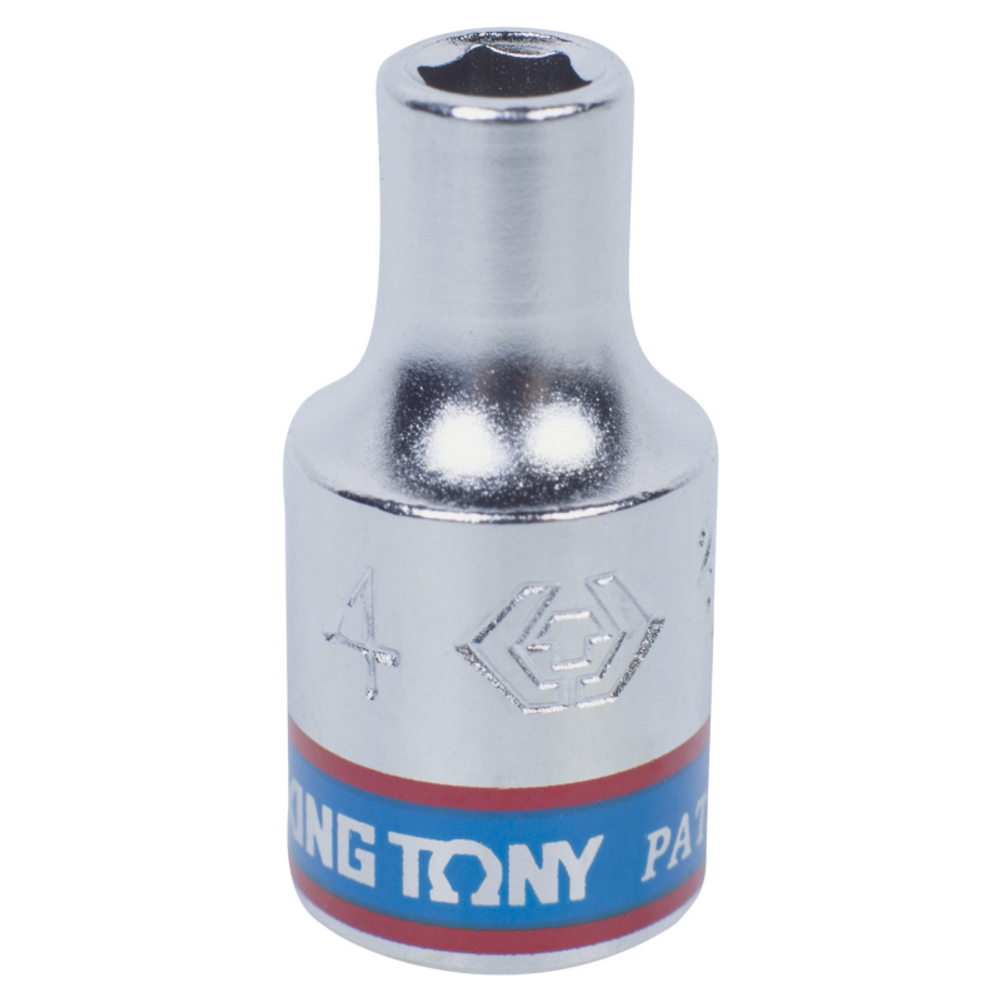 Головка торцевая стандартная шестигранная 1/4&quot;, 4 мм KING TONY 233504M