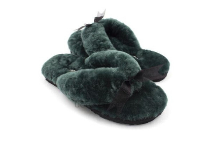UGG Fluff Flip Flop II Dark Green