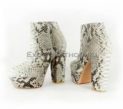 Ботильоны из кожи питона SH-96