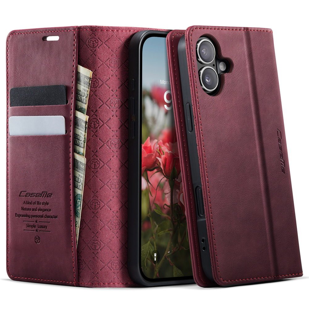 Чехол-книжка CaseMe RFiD iPhone 16 Plus