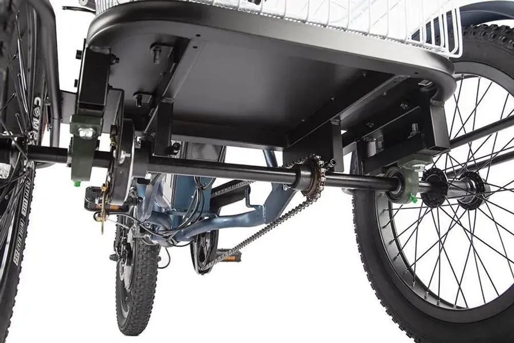 Электротрицикл Eltreco Porter Fat 700 с корзиной