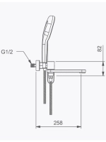 Смеситель для ванны Gappo G3210-6