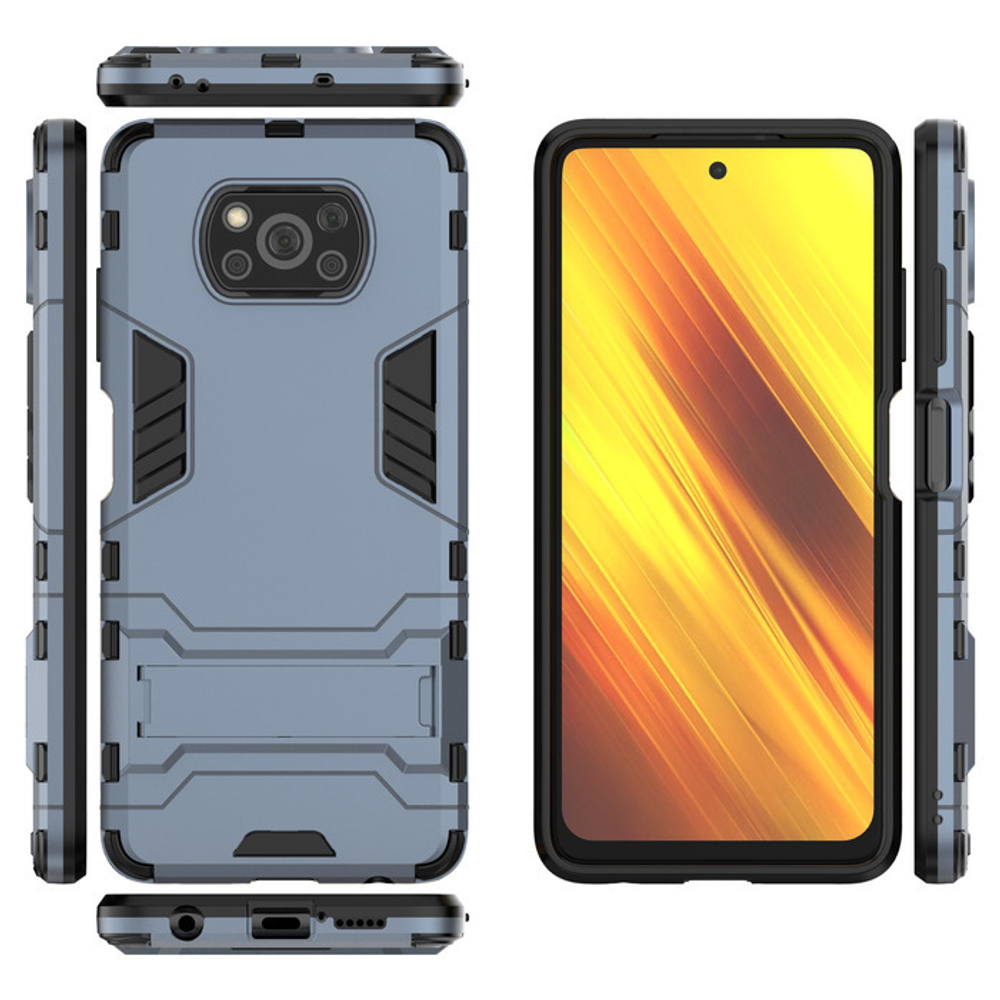 Противоударный чехол Transformer-2 с функцией подставки для Xiaomi POCO X3 PRO / X3 NFC / X3