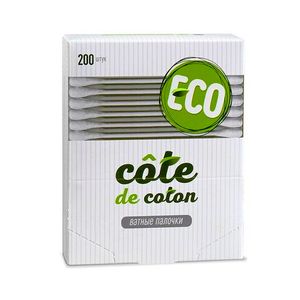 Ватные палочки "Cote de coton" 200 штук