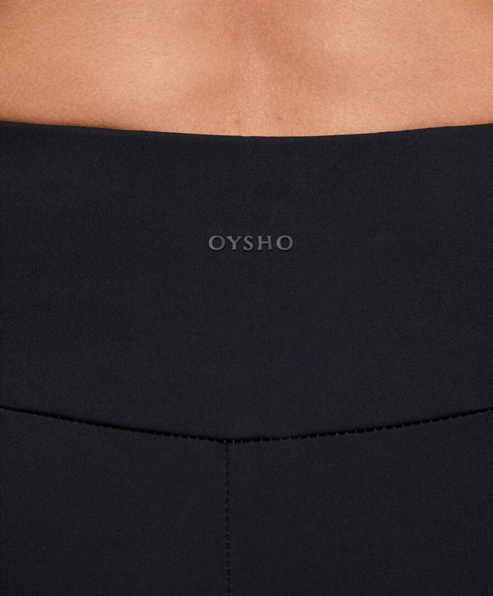 OYSHO Велосипедки Hot Pants Comfortlux с высокой посадкой длиной 10 см, черный