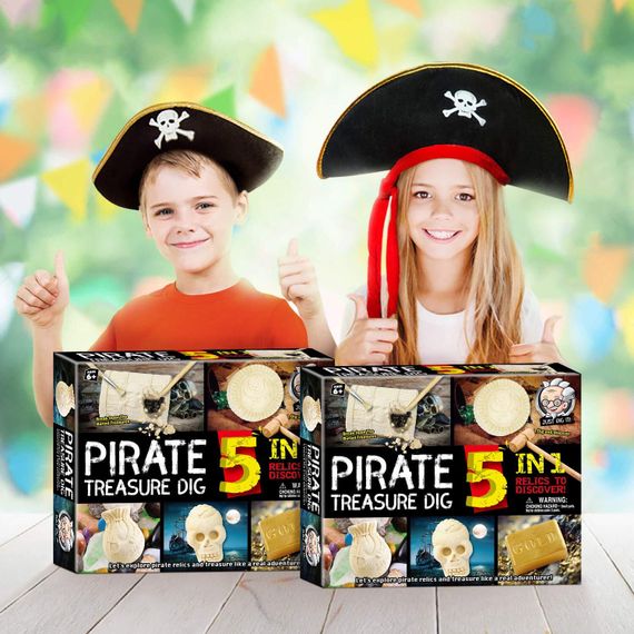 5 in 1 Pirate Treasure Dig Kit