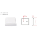 Светильник ЖКХ светодиодный ЭРА SPB-302-0-4K-15 IP40 15Вт 4000К квадрат накладной