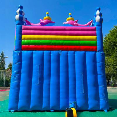 Коммерческий надувной батут «В гостях у дельфинов 2», 10*5*5 м