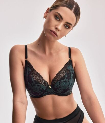 Бюстгальтер пуш-ап Moon на косточках (Размер: 65G) (Цвет: черный)