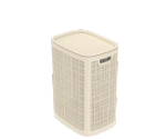 Корзина для белья Лён 75л 43*32,1*60см слоновая кость