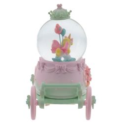 GAEM Фигурка декор " Лошадка" в стекл шаре (муз, подсвет, вьюга, движ, 3xAAA н/п), D10 см, L22 W12 H21 см