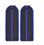 Погоны Юстиция темно-синие 1 васильковый просвет пластик