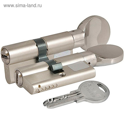 Цилиндр KALE 164 SM/80 35х10х35 никель кл/зав.