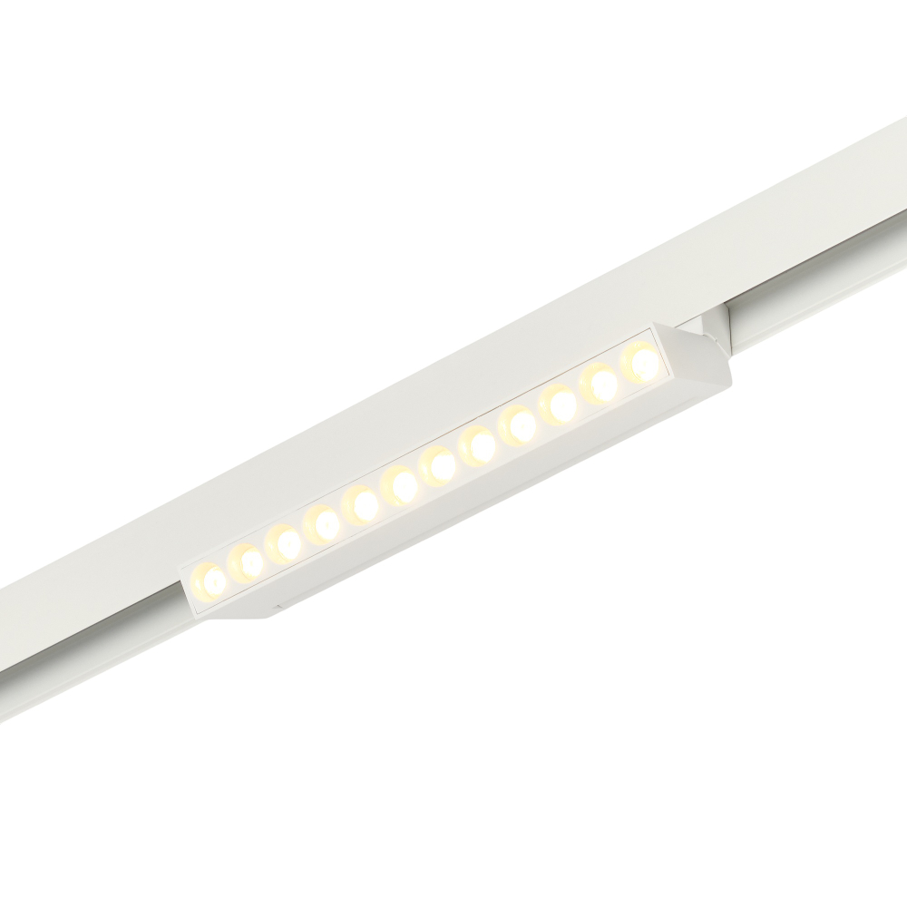 Трековый магнитный светодиодный светильник 12W 48V MyFar FlowPoint MT0213-12W3K-W