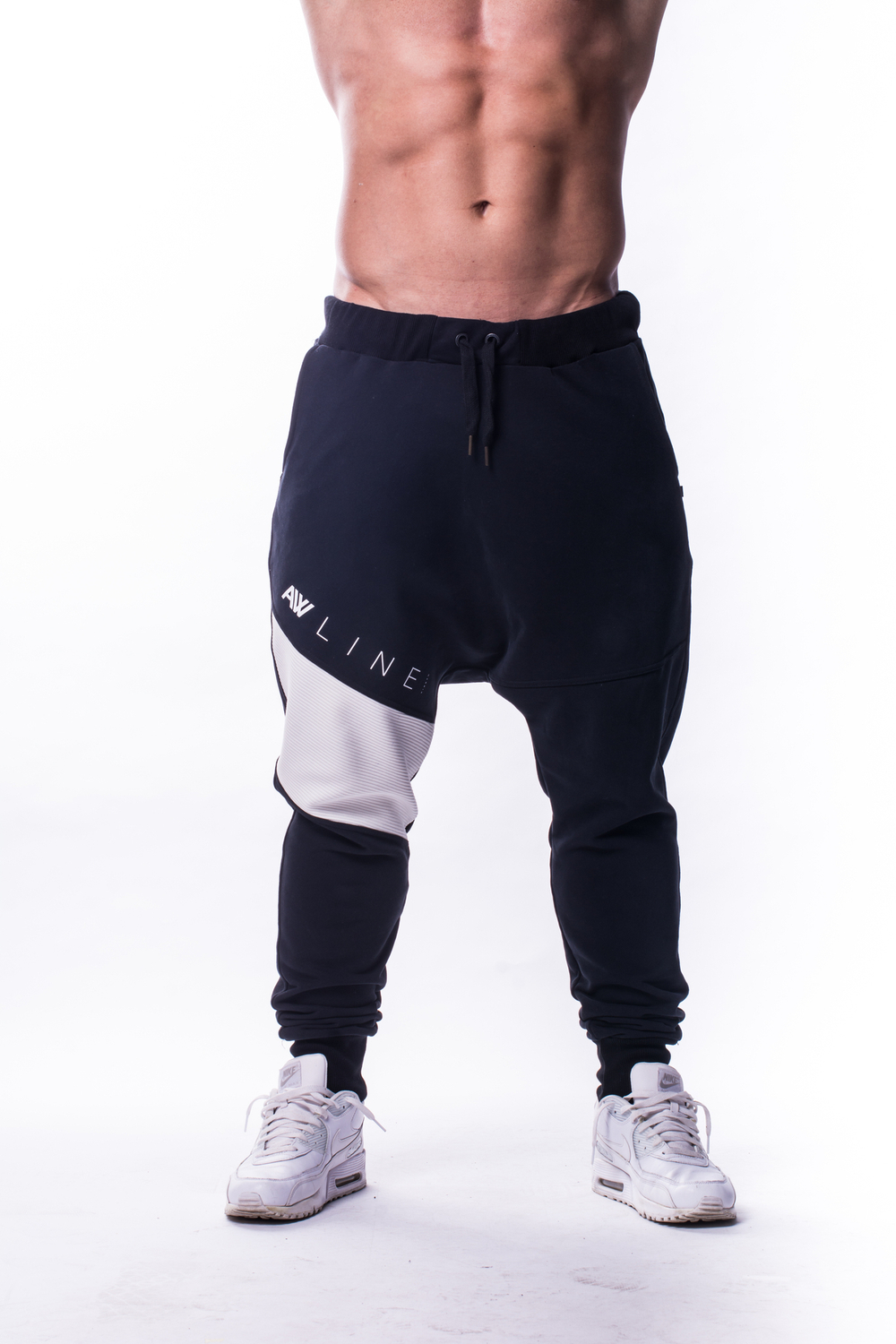 Спортивные брюки DROP CROTCH PANTS 729
