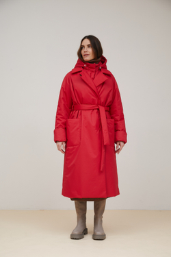 Плащ-пуховик