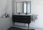 Тумба с раковиной Cezares TIFFANY 120 Nero grafite