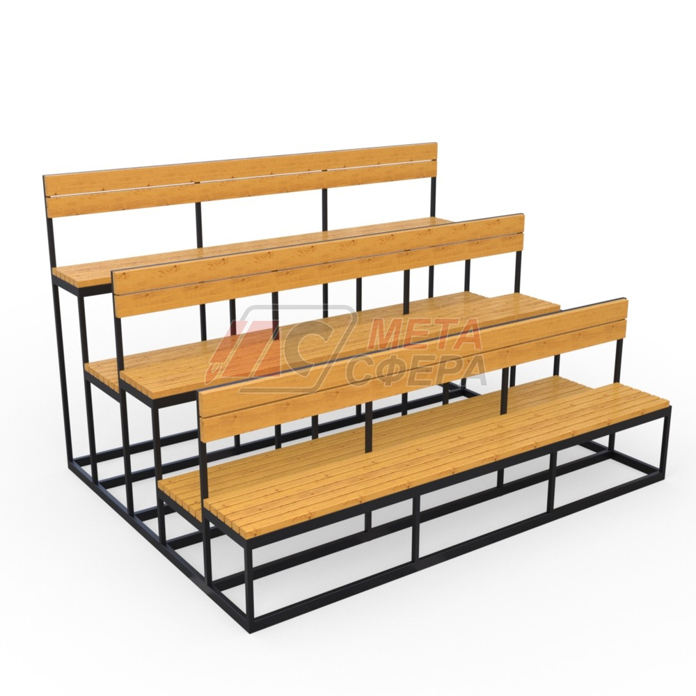 Трибуна 3-х уровневая