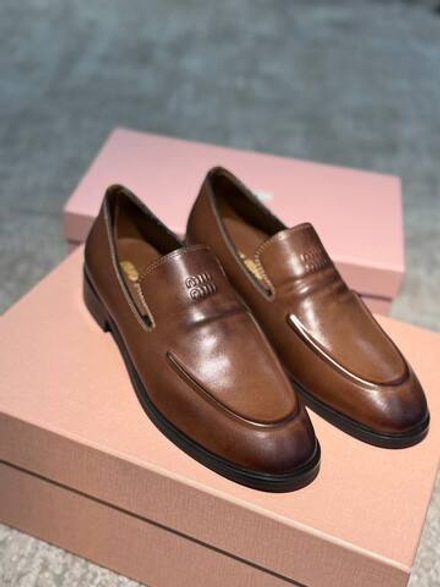 Лоферы MIU MIU