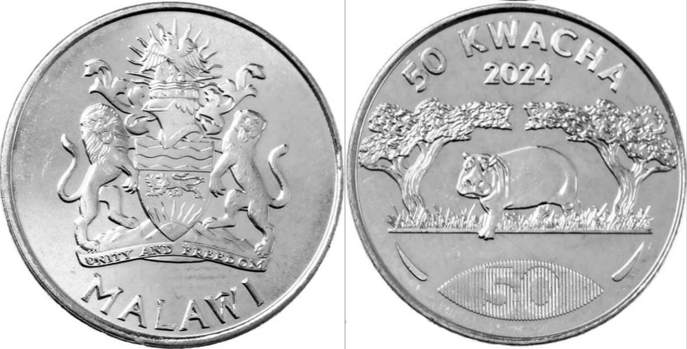 Малави 50 квача 2024 Фауна UNC