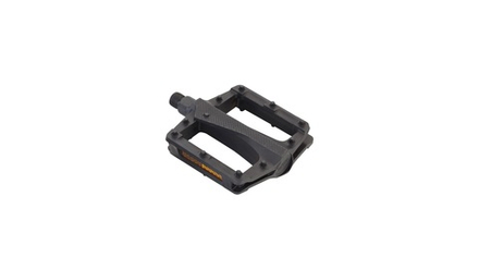 Педали TRIX PLATFORM пластиковые, 110x105мм, резьба 9/16", с шипами, черные