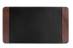 Канцелярский набор из кожи люкс Тренд цвет FG Brown /черный 12 предметов