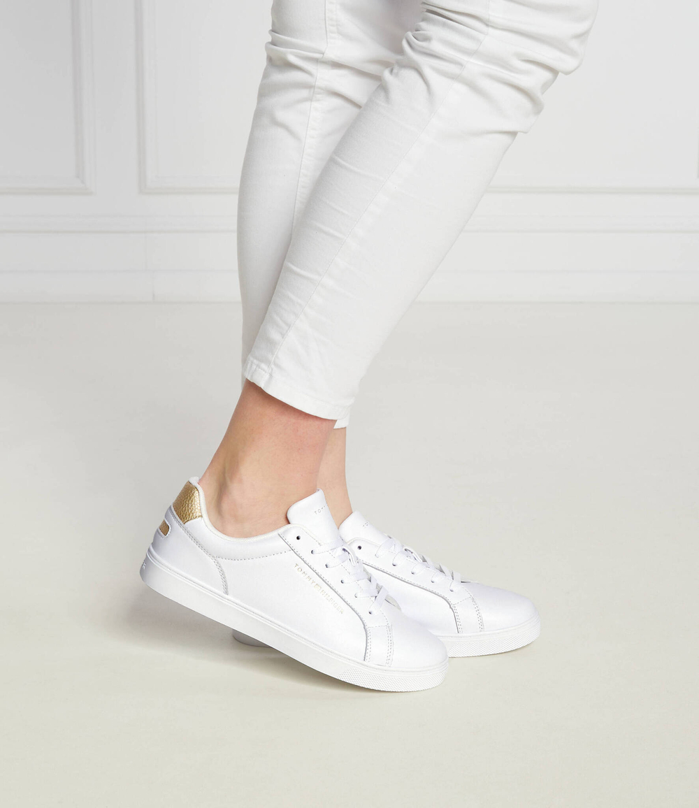 Кожаные кроссовки essential Tommy Hilfiger - белый(FW0FW07908)