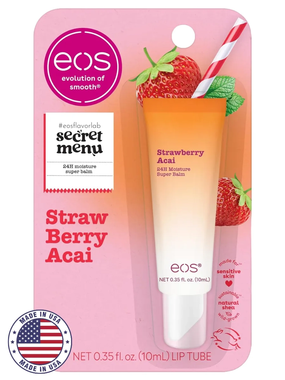 Бальзам для губ 13 асаи и клубника