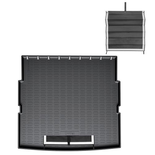 Коврик в багажник Norplast для Peugeot 3008 III 2023-, Черный, с фартуком, арт.NPA00-T64-331-AP