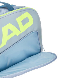 Сумка теннисная Head Tour Team Extreme 6R Combi - grey/neon yellow