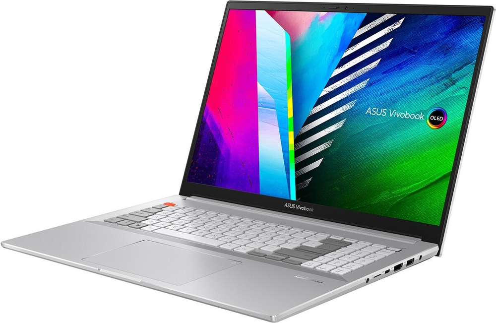 Ноутбук 16" ASUS VivoBook Pro 16X N7600PC-L2021T Core i7 11370H/8Gb/512Gb SSD/NV RTX3050 4Gb/16" WQUXGA/Win10 Серебристый (90NB0UI3-M02280)
