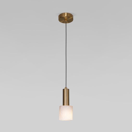 304055 / подвесной светильник / алебастр / латунь