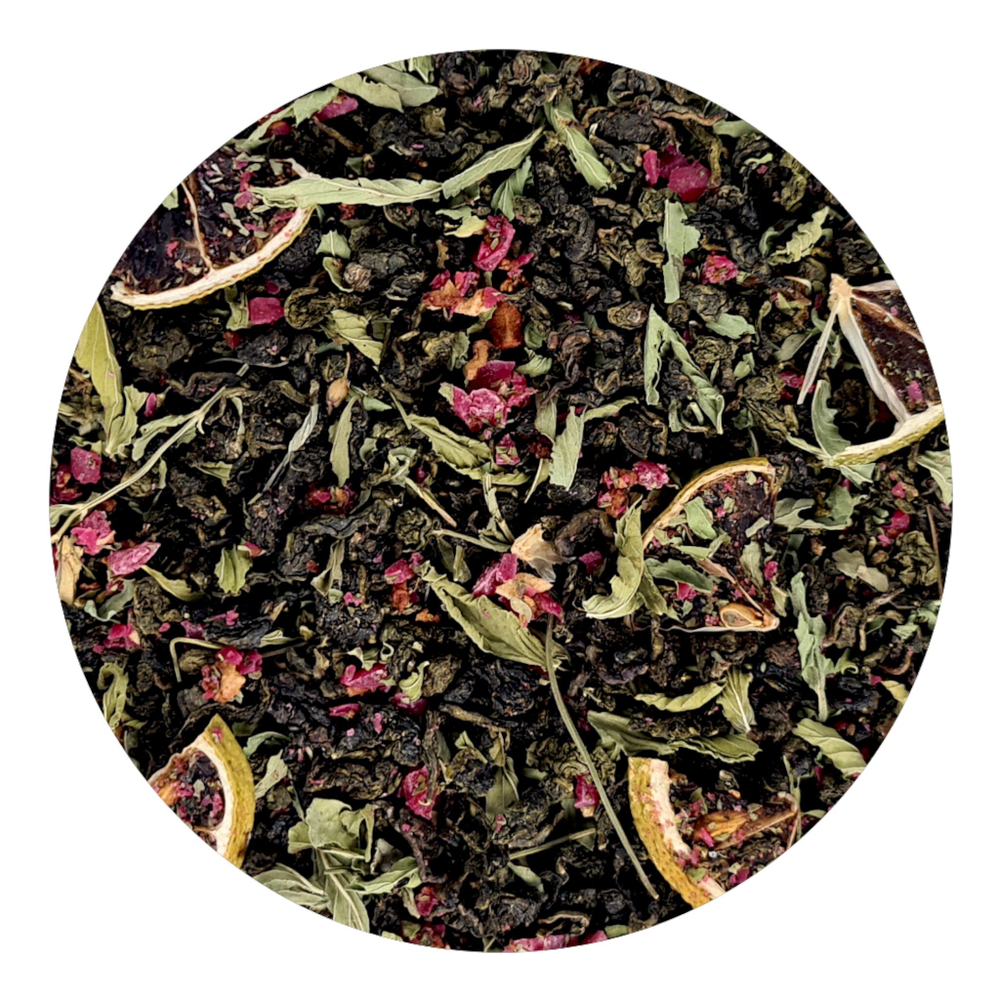 Чай "Клубничный мохито"