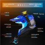 Шлем бэккантри CKX TITAN ORIGINAL DL AVALANCHE