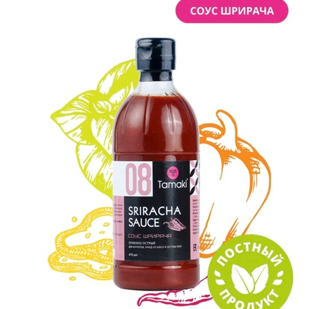 Соус шрирача 470мл. "Tamaki"