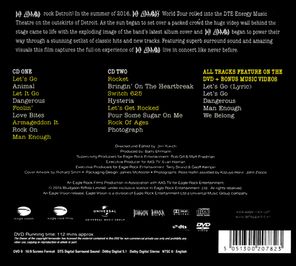 Def Leppard / And There Will Be A Next Time... Live From Detroit (2CD+DVD)