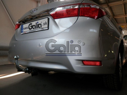 Фаркоп оцинкованный Galia T064A для Toyota Corolla седан 2013-2019(паспорт и сертификат в комплекте)(без электрики)