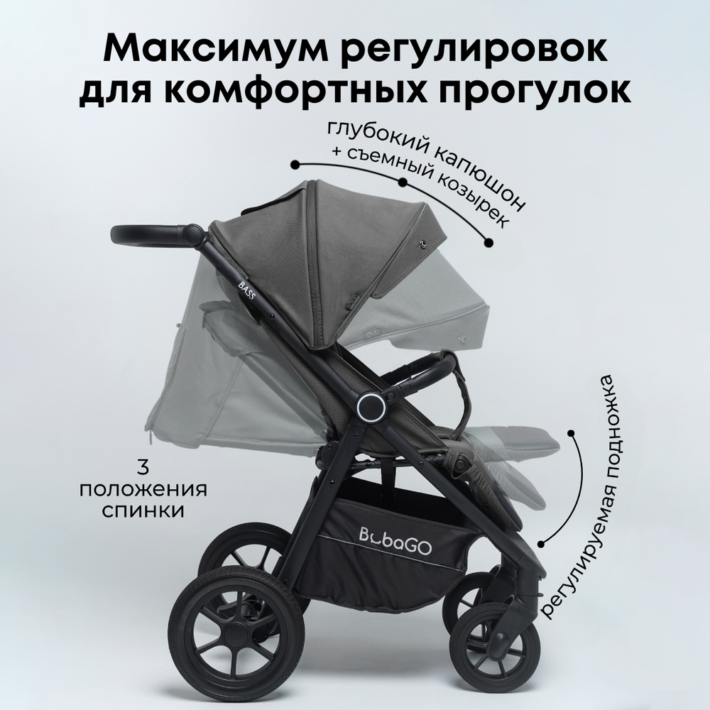 Прогулочная коляска BubaGO Bass