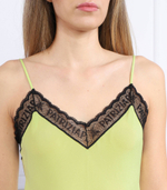 Сатиновый топ Patrizia Pepe - лимонный(8C0438 A8I1)