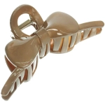 Заколка-краб для волос на блистере «Magic Gloss», бантик, микс 6 цветов, 11см