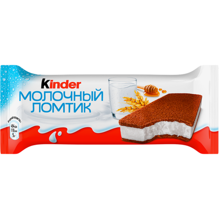 Пирожное бисквитное Kinder Молочный ломтик 28 гр