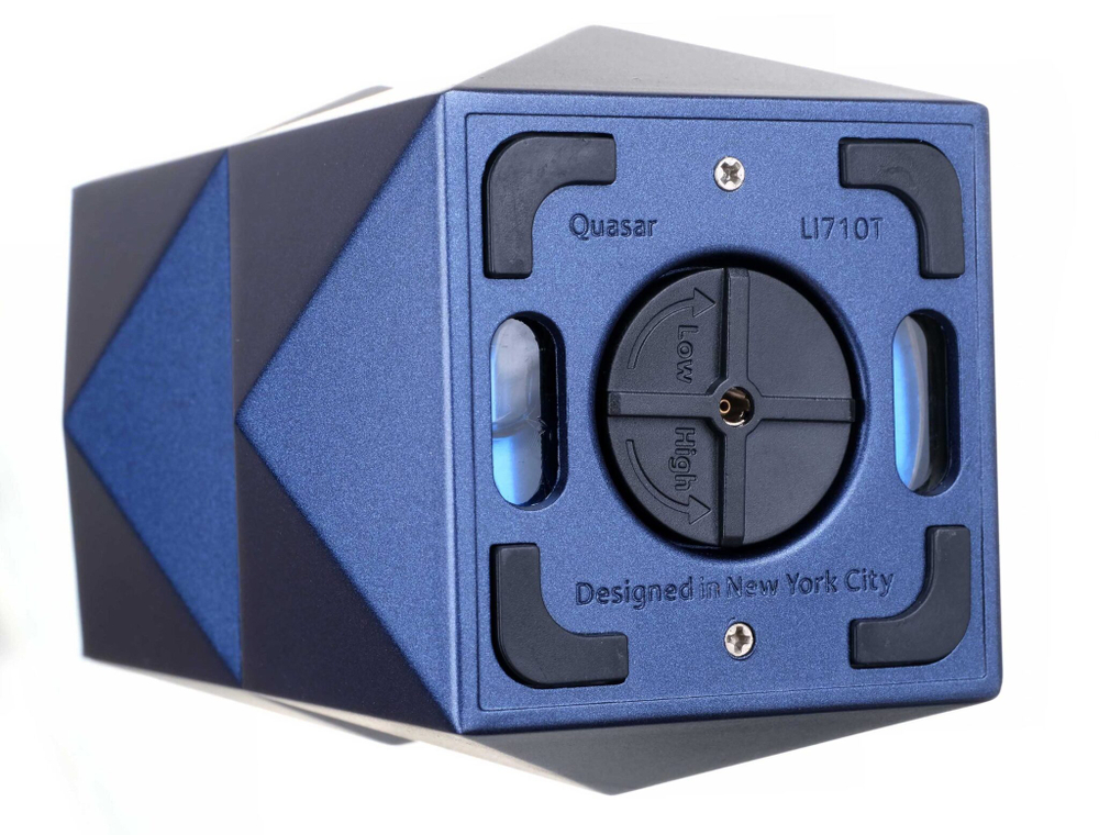 Зажигалка настольная Colibri Quasar, тройное турбопламя, Синий лак Navy