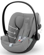 Коляска Cybex Priam IV Chrome Brown complete Cloud G Stone Grey Plus Base G 4 в 1 Mirage Grey
