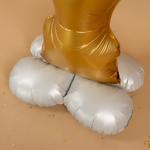 Шар 3D (61''/155 см) Фигура на подставке, Кубок, Ты Лучший, №1, Золото, Сатин