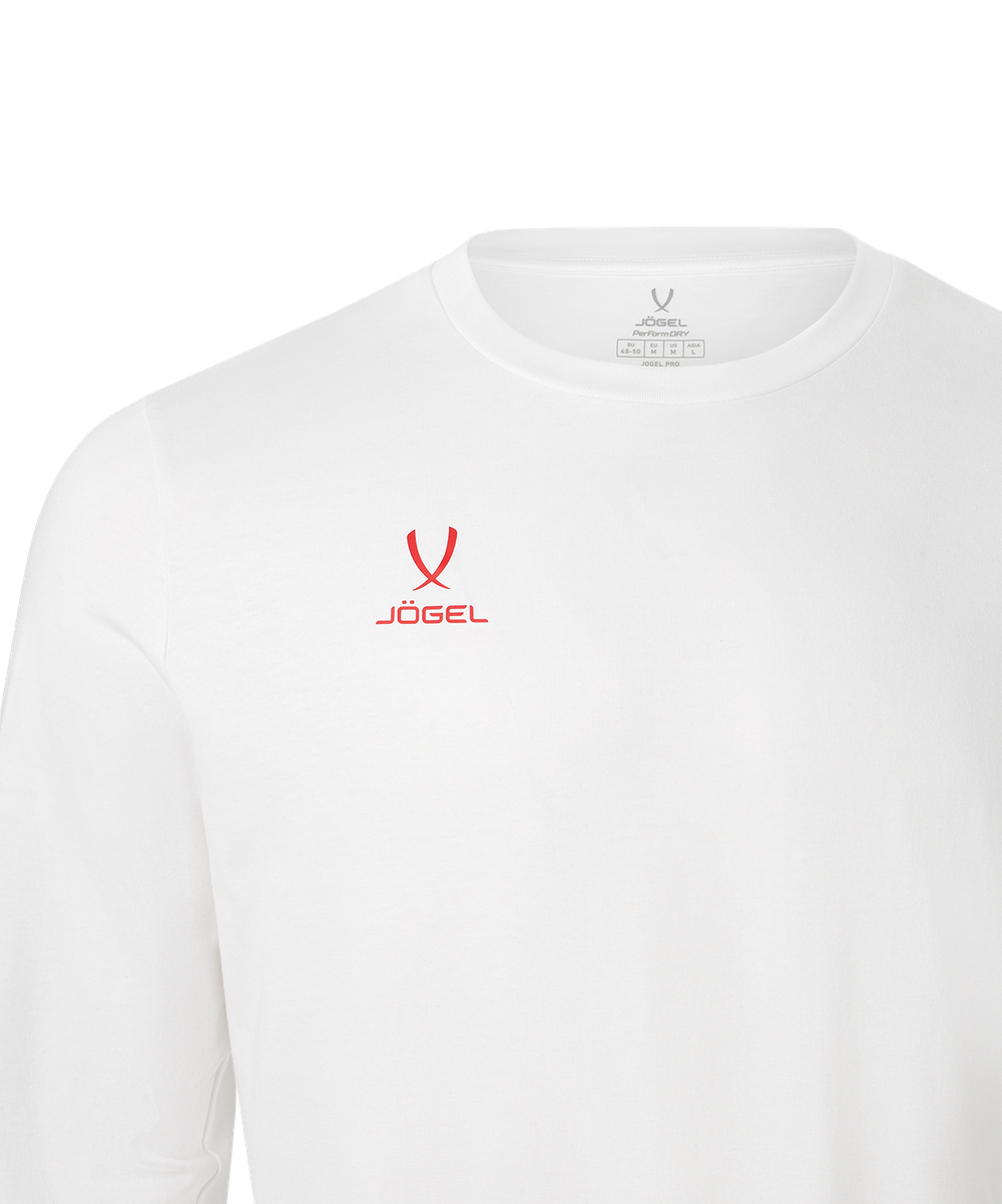 Футболка баскетбольная с длинным рукавом DIVISION PerFormDRY Pre-Match Longsleeve Jersey, белый