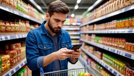 Онлайн-чеки в супермаркетах вдвое превысили офлайн