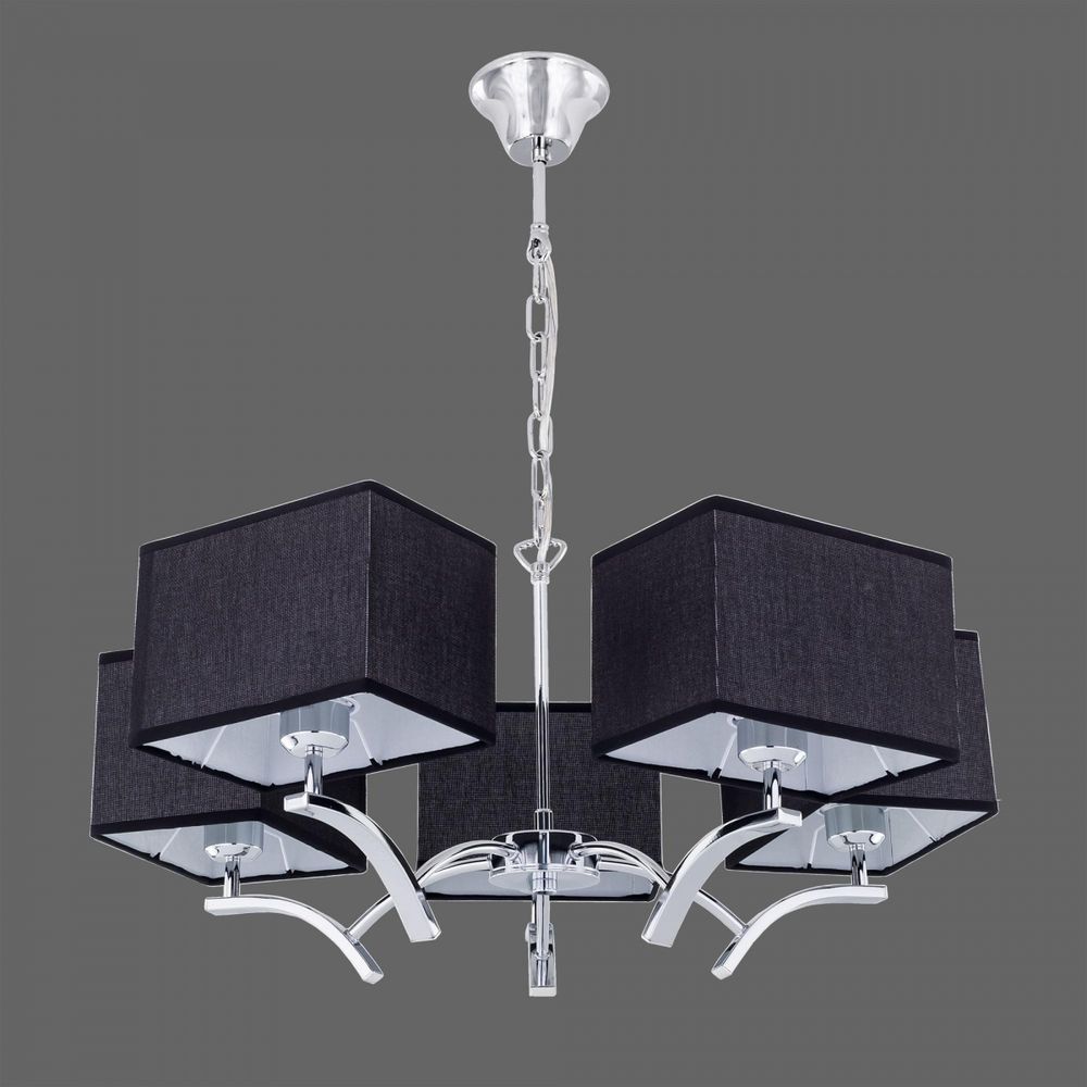 Citilux Эвора Квадро CL460252 Люстра с чёрными абажурами