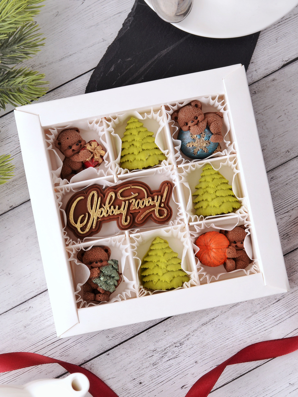 Сладкий подарок "С новым Годом" #10 / Конфеты ручной работы