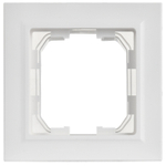 BRITE Рамка 1-местная IP44 РУ-1-БрАБ-44 арктический белый IEK